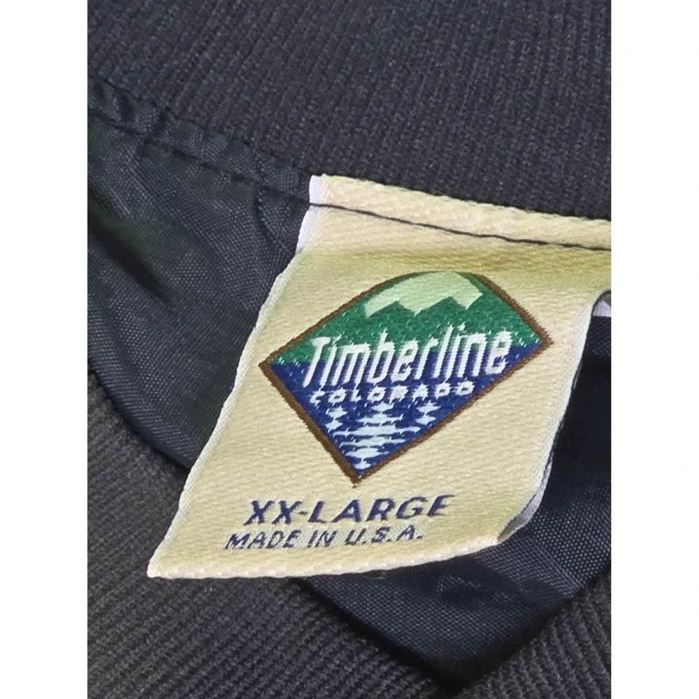 Vtg 90s Timberline Colorado Windshirt Mens XXL Plaid Pullover Jacket USA Made